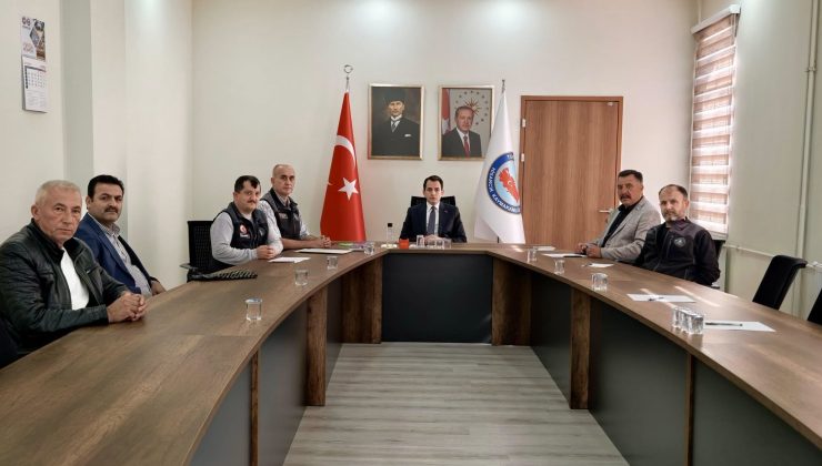 Köyün içme suyu ihtiyacı için sondaj ihalesi yapıldı
