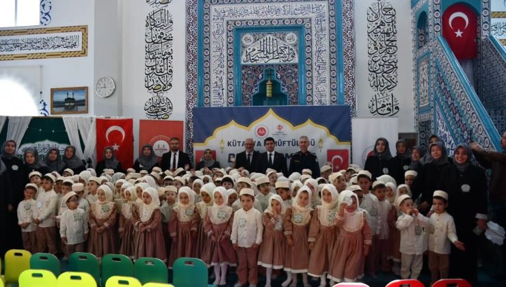Kütahya’da minik öğrencilerin Bed-i Besmele heyecanı