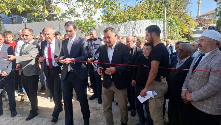Hisarcık’ın Kurtdere köyünde çok amaçlı salon hizmete girdi