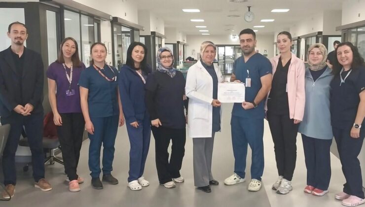 Şehir Hastanesi Dahiliye Yoğun Bakım Ünitesine el hijyeni teşekkürü