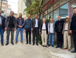 Başkan Akel, Demirci’deki hemşehrilerini iş yerlerinde ziyaret etti