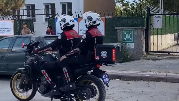 Kütahya’da okul ve çevrelerinde sıkı denetim