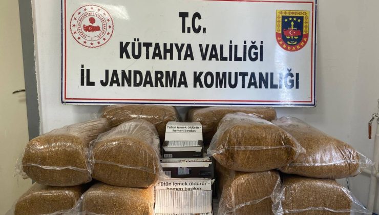 Jandarmadan kaçak tütün operasyonu: 2 bin adet makaron ele geçirildi
