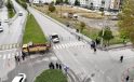 Yol tartışması! Cadde çitle kapatıldı