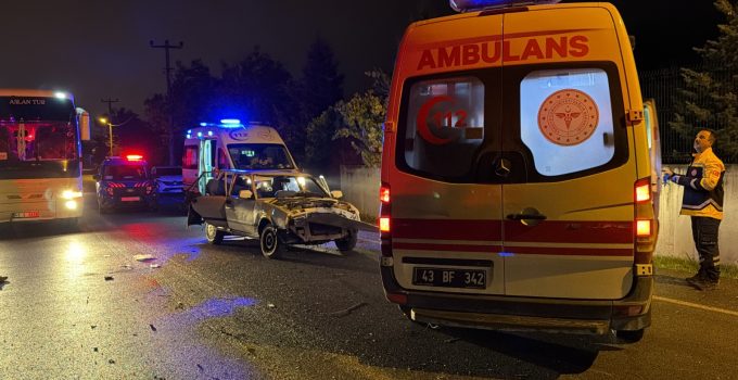 Alkollü sürücü kaza yaptı: 1’i ağır 4 yaralı