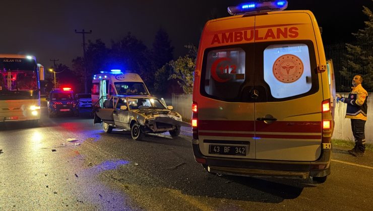 Alkollü sürücü kaza yaptı: 1’i ağır 4 yaralı