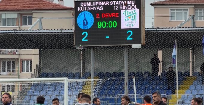 Şimşek evinde 1 puana razı oldu