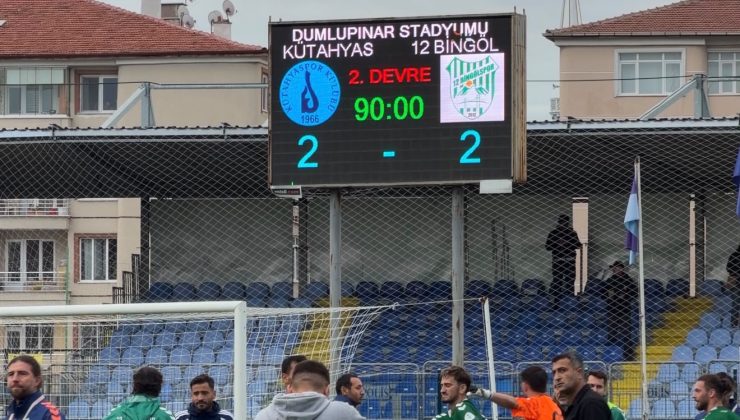 Şimşek evinde 1 puana razı oldu