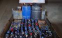 Şaphane’de 960 litre kaçak içki ele geçirildi