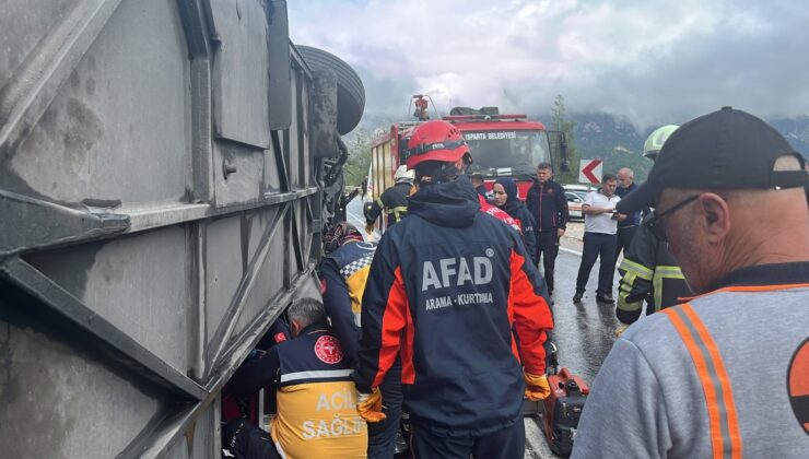 Isparta’daki otobüs kazasında Kütahyalı şoför hayatını kaybetti