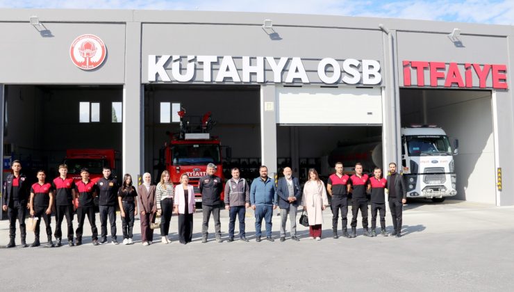 Prof. Dr. Necmettin Erbakan MTAL’den Kütahya OSB İtfaiyesine ziyaret
